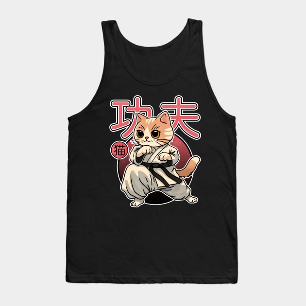 Kung fu Cat Tank Top by FanFreak